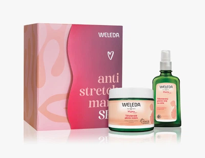 Набор для предупреждения и уменьшения растяжек Weleda Mama Nature's Strength Against Stretch Marks