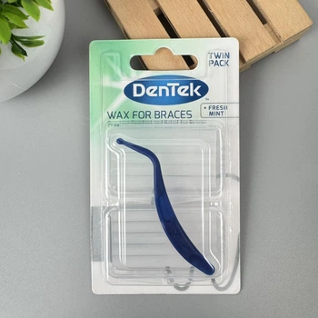 Воск для брекетов DenTek Fresh Mint, 2 контейнера