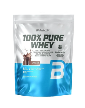 Протеїн BioTech USA 100% PURE WHEY 900 грамів шоколад