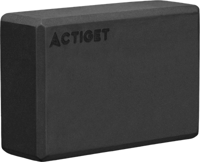 Блок для йоги Actiget EVA 23 х 15 х 7.5 см Черный (ACT0058)
