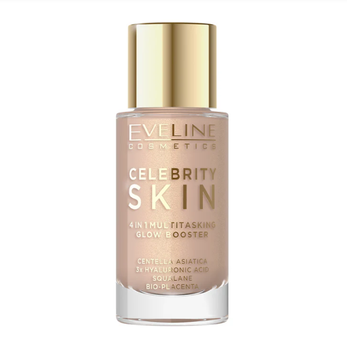 Праймер багатофункціональний EVELINE CELEBRITI SKIN з ефектом сяйва 4 в 1 01W-UNIVERSAL VANILLA 30 мл 3633