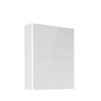 Дзеркальна шафа для ванної RJ ATLAS, білий/глянсовий, настінний, 50x60 см
