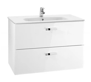 Тумба для ванної ROCA VICTORIA BASIC A856576806, білий/глянсовий, підвісний, 80.5 см