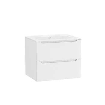 Тумба з умивальником IMPRESE VALTICE NEW u08506511FH, білий/матовий, підвісний, 60 см