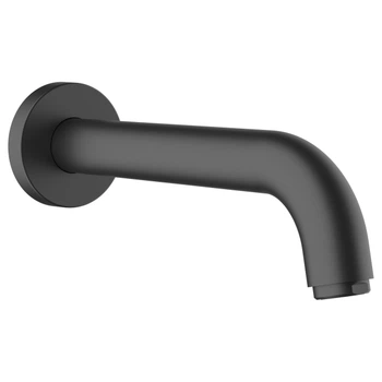 Вилив настінний для ванни HANSGROHE VERNIS BLEND, чорний, метал