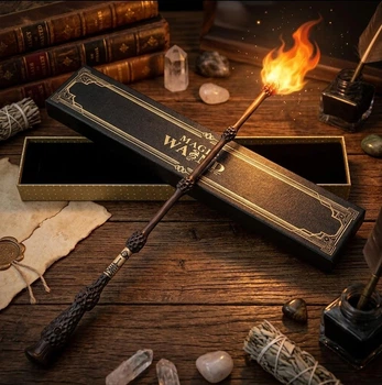 Чарівна паличка зі світу Harry Potter стріляюча вогнем Albus Dumbledore паличка 40 см подарунковий набір