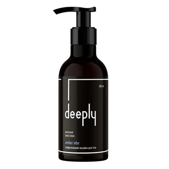 Лосьйон deeply amber vibe perfumed body lotion для догляду шкіри тіла з ванільним ароматом, 300 мл