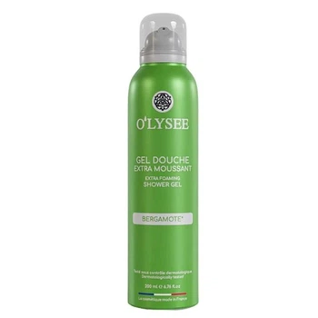 Гель-пена для душа с ароматом бергамота Olysee Extra Foaming Shower Gel Bergamote 200 мл