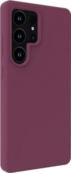 Etui plecki Evelatus Premium Magnetic Soft Touch Silicone Case do Samsung Galaxy S25 Ultra Maroon (EVESAMS25UPMSCM)