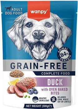 Сухий беззерновий корм Wanpy Grain Free Duck для собак віком від 1 року, з качкою 0.5 кг (6927749823100)