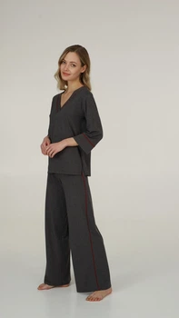 Комплект женский пижама Ellen Eloise LPM 0780/16/01 3XL серый