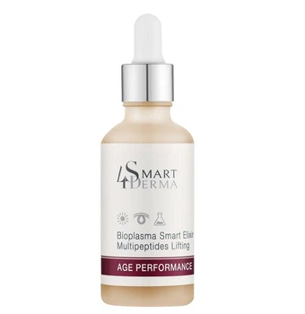 Интеллектуальная сыворотка-эликсир БИОПЛАЗМА Smart4Derma Age Performance BIOPLASMA SMART ELIXIR MULTIPEPTIDES LIFTING 50мл