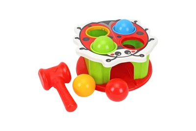 Игрушка для развития ТехноК Веселый молоток Божья коровка 3335