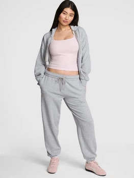 Спортивні жіночі джогери Victoria's Secret (2958896582) Campus FleeceTM Sweatpants M сірі