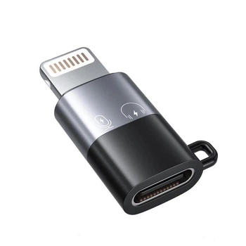 Переходник адаптер OTG Type-C на Lightning для петличных микрофонов, наушников, зарядки (R051783)