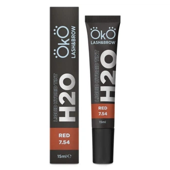 Краска для бровей и ресниц OKO Liquid Hybrid Tint H20 7.54 Red цвет медно-красный 15 мл