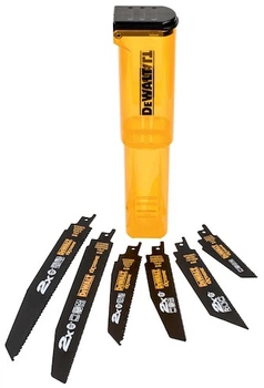 Набір полотен для шабельної пилки DeWalt BIM для різання дерева 6 шт (DT2440L-QZ)