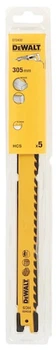 Zestaw brzeszczotów do piły szablastej DeWalt HCS do drewna 305 mm 5 szt (DT2432-QZ)
