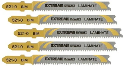 Набір полотен для лобзика DeWalt Extreme BIM 82.6 мм 5 шт (DT2080-QZ)