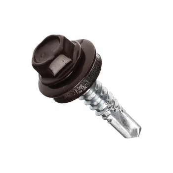 Кровельный саморез Krep Tech RAL8017 Mat 4,8*19 мм 50 шт коричневый