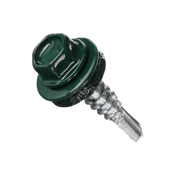 Кровельный саморез Krep Tech SDS RAL6005 Mat 4,8*35 мм 50 шт зеленый