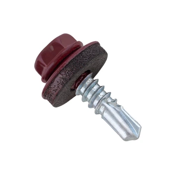Кровельный саморез Krep Tech SDS RAL3005 Mat 4,8*35 мм 50 шт бордовый