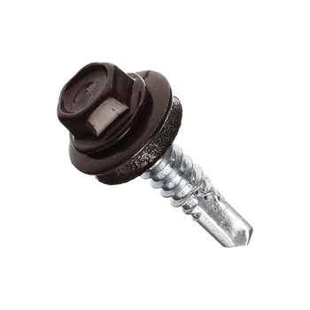 Кровельный саморез Krep Tech SDS RAL8017 Mat 4,8*35 мм 50 шт коричневый