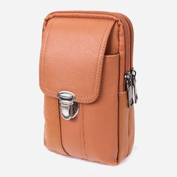 Сумка мужская из натуральная кожи Vintage leather-22737 Рыжяя