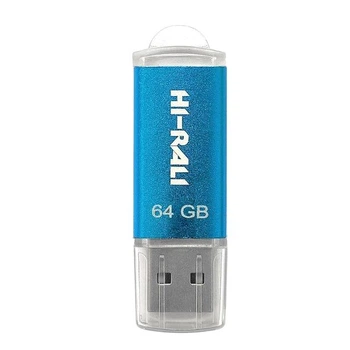 USB-накопичувач флешка на 64Gb Hi-Rali Rocket series Usb 3.0 Blue