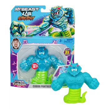 Фігурка, що розтягується Кобра Пантера MrBeast Lab / Mr Beast Lab Stretchy Hero Cobra Panther