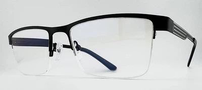 Компьютерные Очки SALIVIO RA5002 C6 Черные Антибликовые Очки Blue Blocker на Флексах с диоптриями -2,5