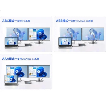 Корпус для жорсткого диска ORICO, корпус для SSD M.2, перетворювач Type-C на HDMI/DP, розширення екрана робочого столу, сумісний з MacBook та ноутбуками, M2P11