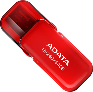 Флеш память USB ADATA AUV 240 64GB USB 2.0 Red (4711085943118)
