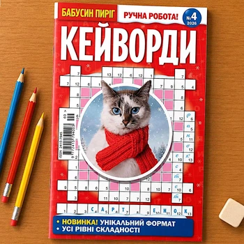 Сборник Кейворды Дарья 68 стр.№04/2026 Украинский язык
