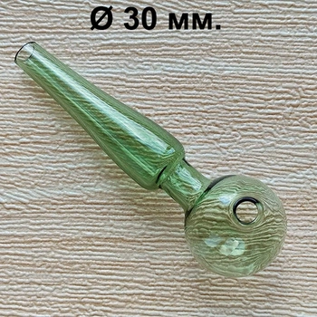 Стеклянная трубка для курения Bullet Oil Green 10 см./30 мм.