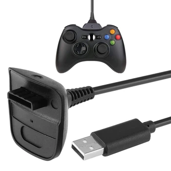 USB кабель для зарядки беспроводного джойстика Xbox 360