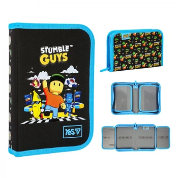 Пенал жесткий Yes одинарний з двома клапанами Stumble Guys HP-04 (533747)