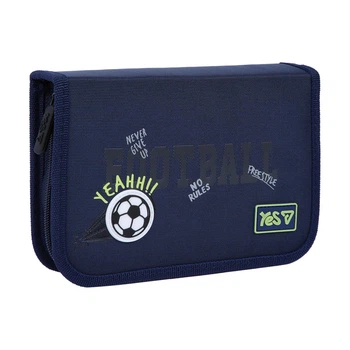 Пенал твердий Yes одинарний з клапаном Football HP-03 (533869)