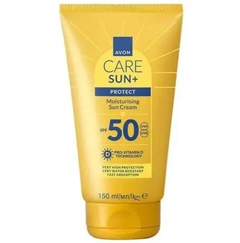 Сонцезахисний крем Avon Care Sun+ для обличчя і тіла SPF 50+ 150 мл