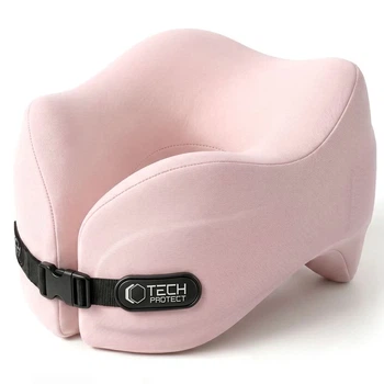 Подушка для подорожей Tech-Protect ComfortRest Travel Neck Pillow Pink (5906302340125)