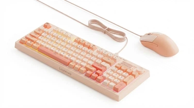 Комплект проводной Lenovo Xiaoxin K2 USB Pink