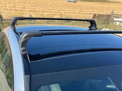 Багажник (поперечины) в штатные места Ecem V3 (2 шт) Чёрный, 145 см для Kia Ceed 2012-2018 гг