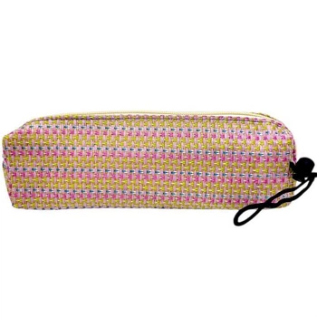Пенал-косметичка Рогожка 21x4x8 см Різнобарвний