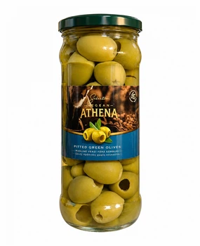 Оливки зеленые без косточки Athena Aegean Selection 370 г