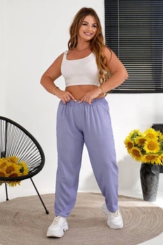 Штаны женские повседневные в полоску джинс 257R420 AGER 50 (XL-2XL)