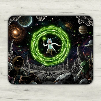 Килимок для миші Rick and Morty ігровий та офісний 24х20 нековзка гумова основа, точна поверхня для оптичної та лазерної мишки, зносостійкий, для роботи, ігор і навчання (52186)