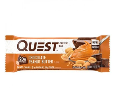 Протеиновый батончик Quest Nutrition шоколадное арахисовое масло 1 батончик (60 г)
