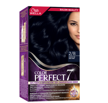 Крем-фарба для волосся Wella Color Perfect 2/8 синяво-чорний 135 мл 8260