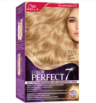 Крем-фарба для волосся Wella Color Perfect 10/0 Платиновий блонд 135 мл 8420