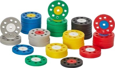 Klocki konstrukcyjne Plus-Plus koła duże 48 elementów 014-3435 (5710409201339)